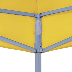 Partyzelt-Dach 4,5x3 m Gelb 270 g/m²