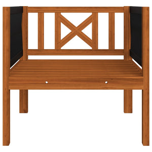 5-tlg. Garten-Lounge-Set mit Kissen Cremefarbenes Holz Akazie & Seil