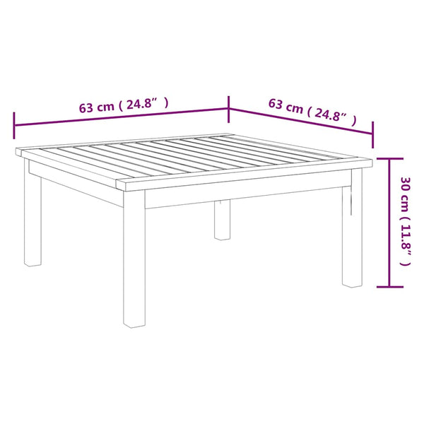 6-tlg. Garten-Lounge-Set mit Kissen Cremefarbenes Holz Akazie & Seil