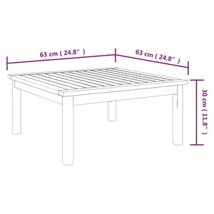 8-tlg. Garten-Lounge-Set mit Kissen Cremefarbenes Holz Akazie & Seil