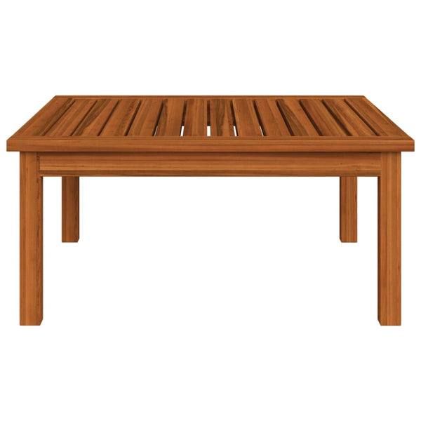 7-tlg. Garten-Lounge-Set mit Kissen Cremefarbenes Holz Akazie & Seil