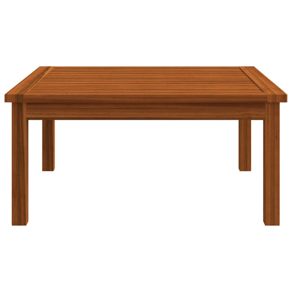 7-tlg. Garten-Lounge-Set mit Kissen Cremefarbenes Holz Akazie & Seil