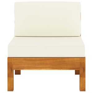 7-teiliges Garten-Lounge-Set mit Kissen 100 x 60 cm Akazienholz