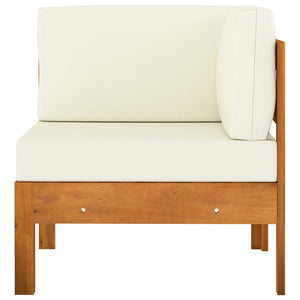 7-teiliges Garten-Lounge-Set mit Kissen 100 x 60 cm Akazienholz