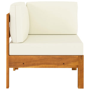 9-teiliges Garten-Lounge-Set mit Kissen 100 x 60 cm Akazienholz