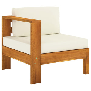 9-teiliges Garten-Lounge-Set mit Kissen 100 x 60 cm Akazienholz