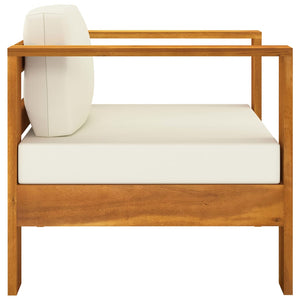 10-tlg. Garten-Lounge-Set mit Kissen 100x60 cm Akazienholz