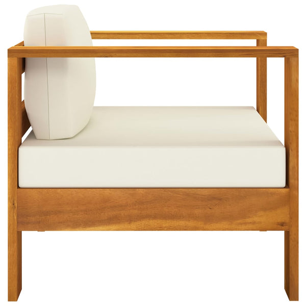10-tlg. Garten-Lounge-Set mit Kissen 100x60 cm Akazienholz