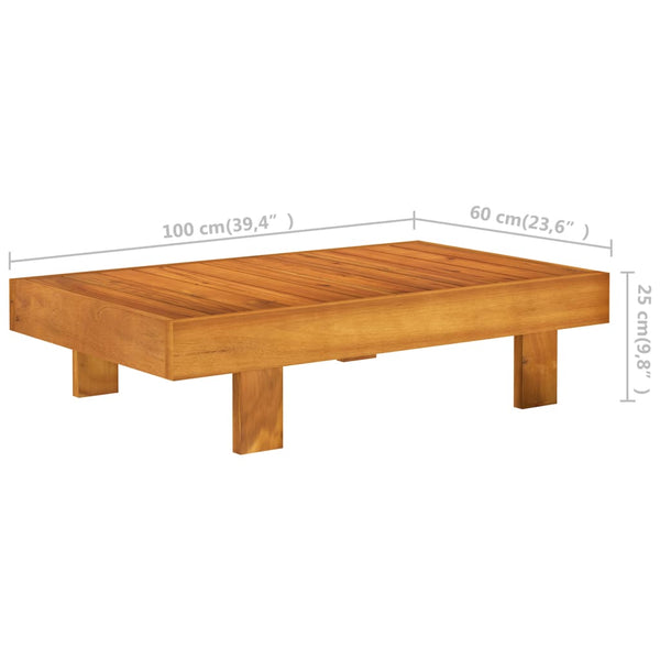 vidaXL Salon de jardin 8 pcs avec coussins gris foncé, bois d'acacia