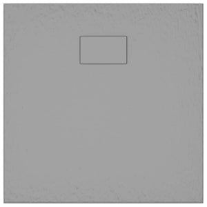vidaXL Receveur de douche SMC Gris 80x80 cm