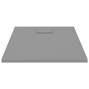 vidaXL Receveur de douche SMC gris 90x70 cm