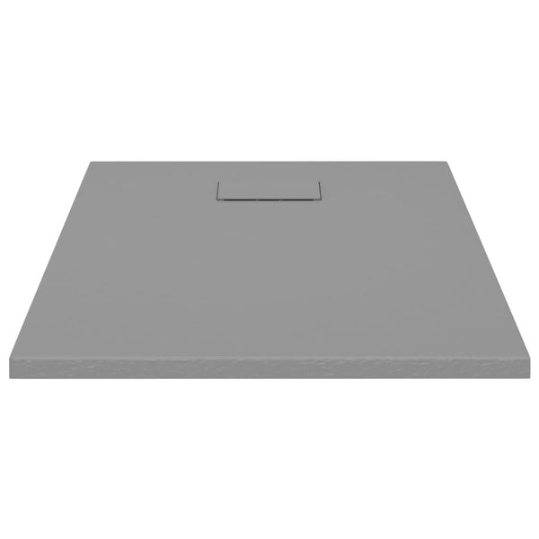 vidaXL Receveur de douche SMC gris 90x70 cm