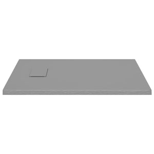 vidaXL Receveur de douche SMC gris 90x70 cm