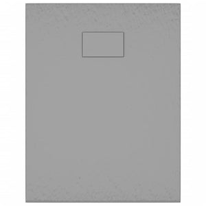 vidaXL Receveur de douche SMC gris 90x70 cm