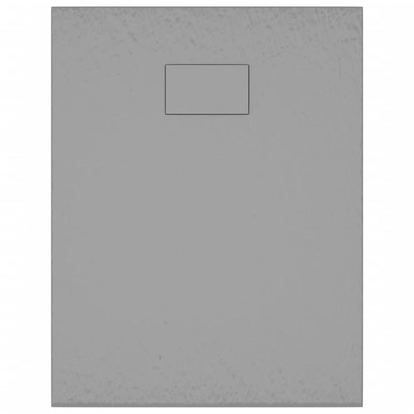 vidaXL Receveur de douche SMC gris 90x70 cm
