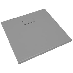 vidaXL Receveur de douche SMC gris 90x80 cm