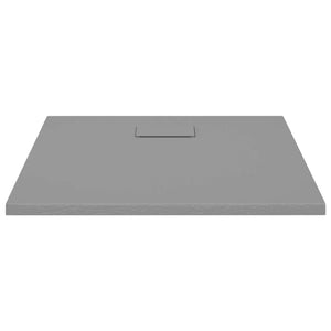vidaXL Receveur de douche SMC Gris 90x90 cm