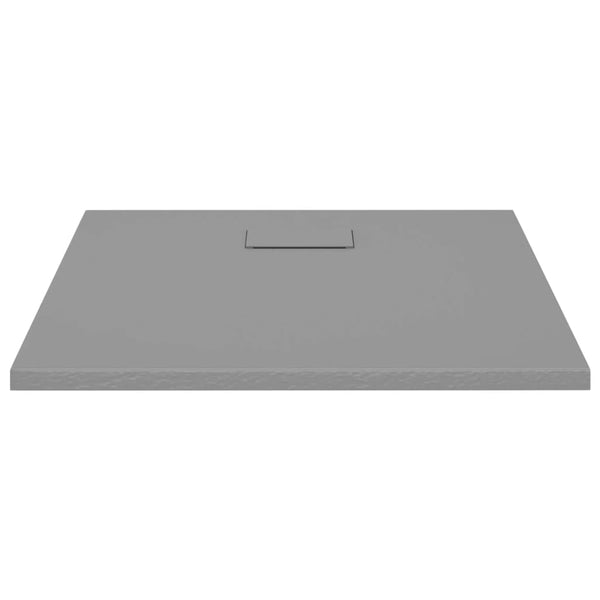 vidaXL Receveur de douche SMC Gris 90x90 cm