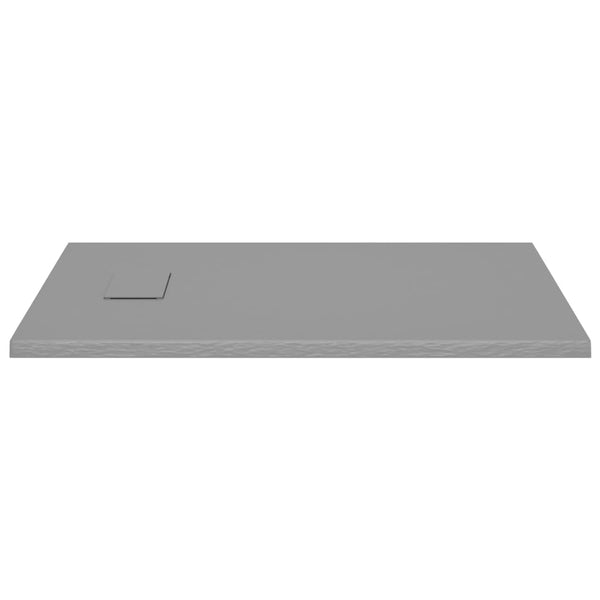 vidaXL Receveur de douche SMC gris 100x70 cm