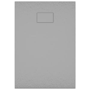 vidaXL Receveur de douche SMC gris 100x70 cm