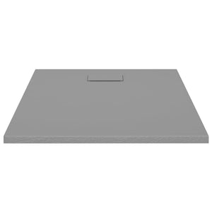 vidaXL Receveur de douche SMC Gris 100x80 cm
