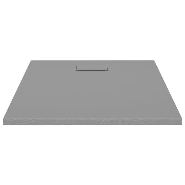 vidaXL Receveur de douche SMC Gris 100x80 cm