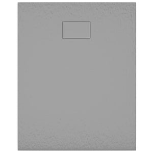 vidaXL Receveur de douche SMC Gris 100x80 cm