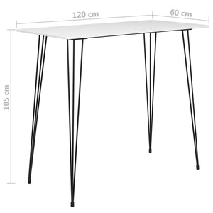 3-tlg. Bar-Set Weiß