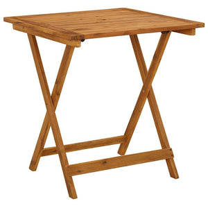 vidaXL Ensemble repas de jardin pliable 3 pcs Bois d'acacia massif