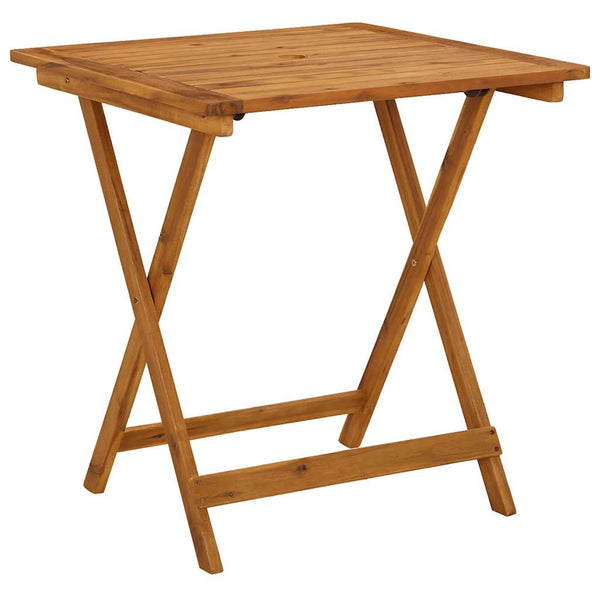 vidaXL Ensemble repas de jardin pliable 3 pcs Bois d'acacia massif