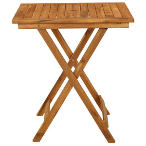 vidaXL Ensemble repas de jardin pliable 3 pcs Bois d'acacia massif