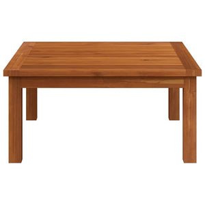 3-tlg. Garten-Lounge-Set mit Kissen Holz Akazie & Seil