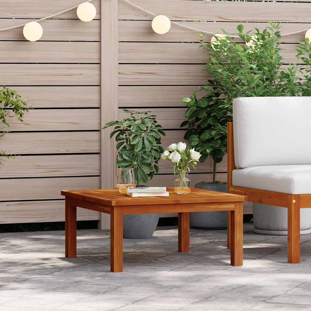 Garten-Beistelltisch 63x63x30 cm Akazie Massivholz