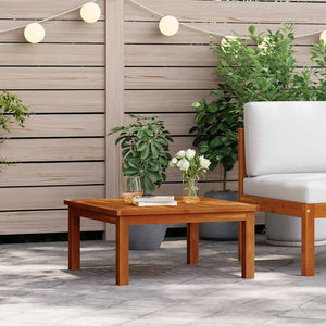 Garten-Beistelltisch 63x63x30 cm Akazie Massivholz