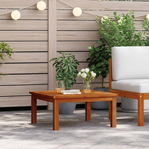 Garten-Beistelltisch 63x63x30 cm Akazie Massivholz