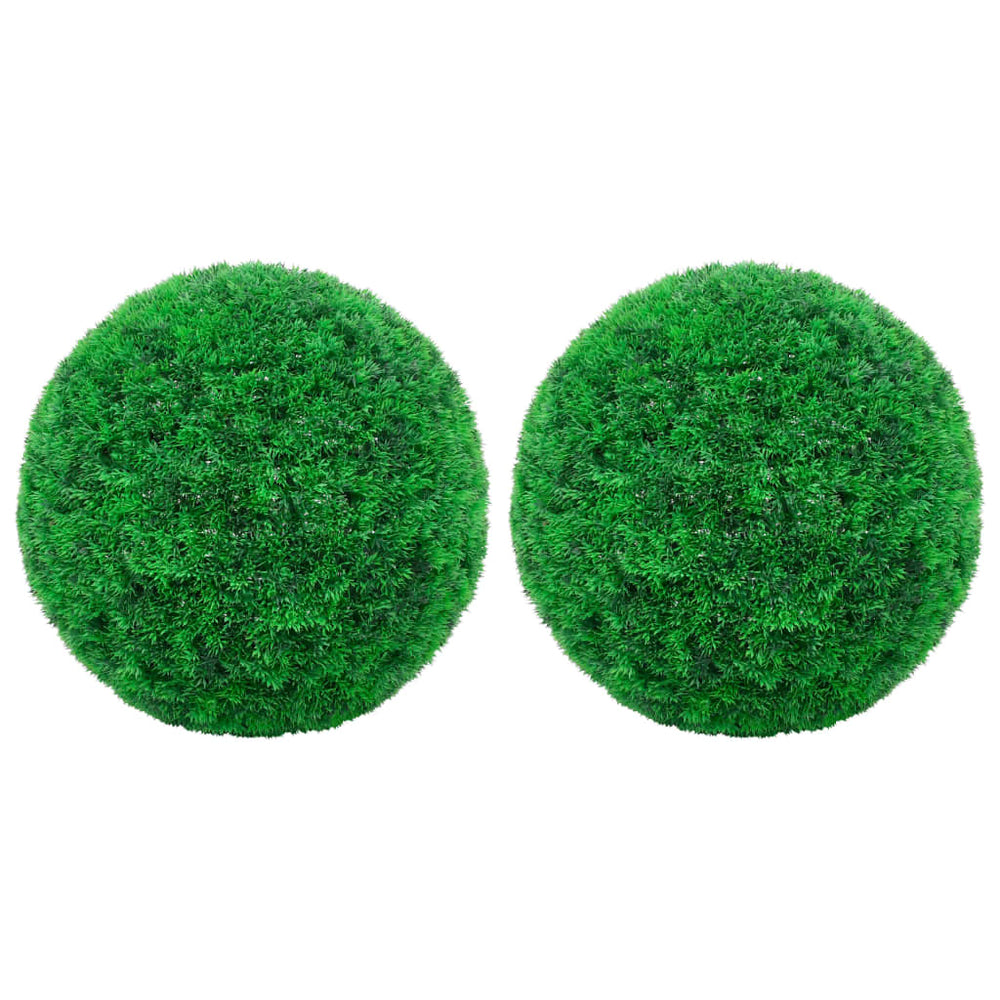 vidaXL Boules de buis artificielles 2 pcs 45 cm