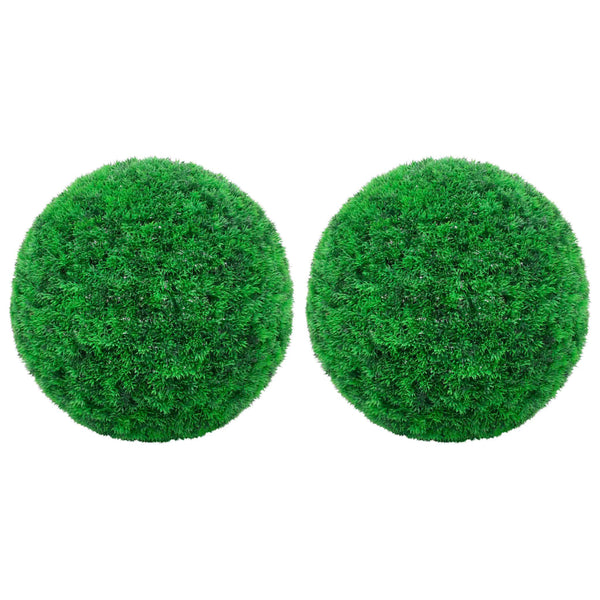 vidaXL Boules de buis artificielles 2 pcs 45 cm