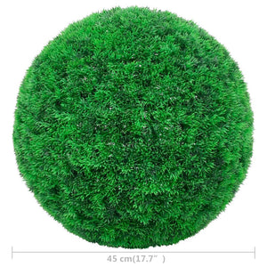 vidaXL Boules de buis artificielles 2 pcs 45 cm