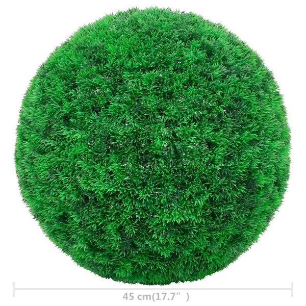vidaXL Boules de buis artificielles 2 pcs 45 cm