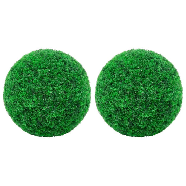 vidaXL Boules de buis artificielles 2 pcs 52 cm