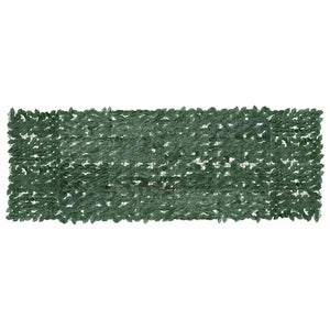 Balkon-Sichtschutz mit Dunkelgrünen Blättern 300x100 cm