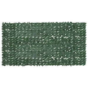Balkon-Sichtschutz mit Dunkelgrünen Blättern 300x150 cm