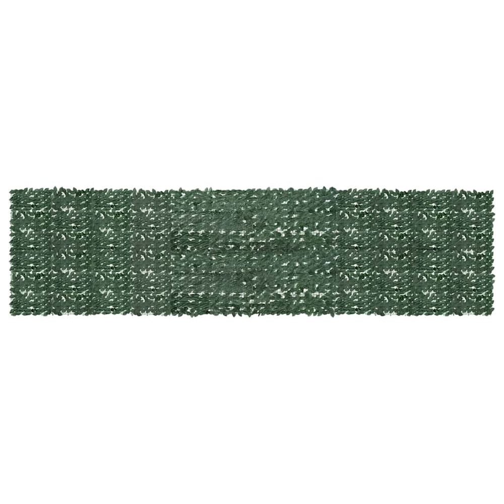 vidaXL Brise-vue de balcon à feuilles vert foncé 600x150 cm