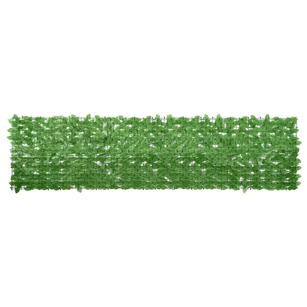 vidaXL Brise-vue de balcon à feuilles vertes 300x75 cm