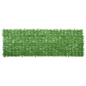 Balkon-Sichtschutz mit Grünen Blättern 300x100 cm