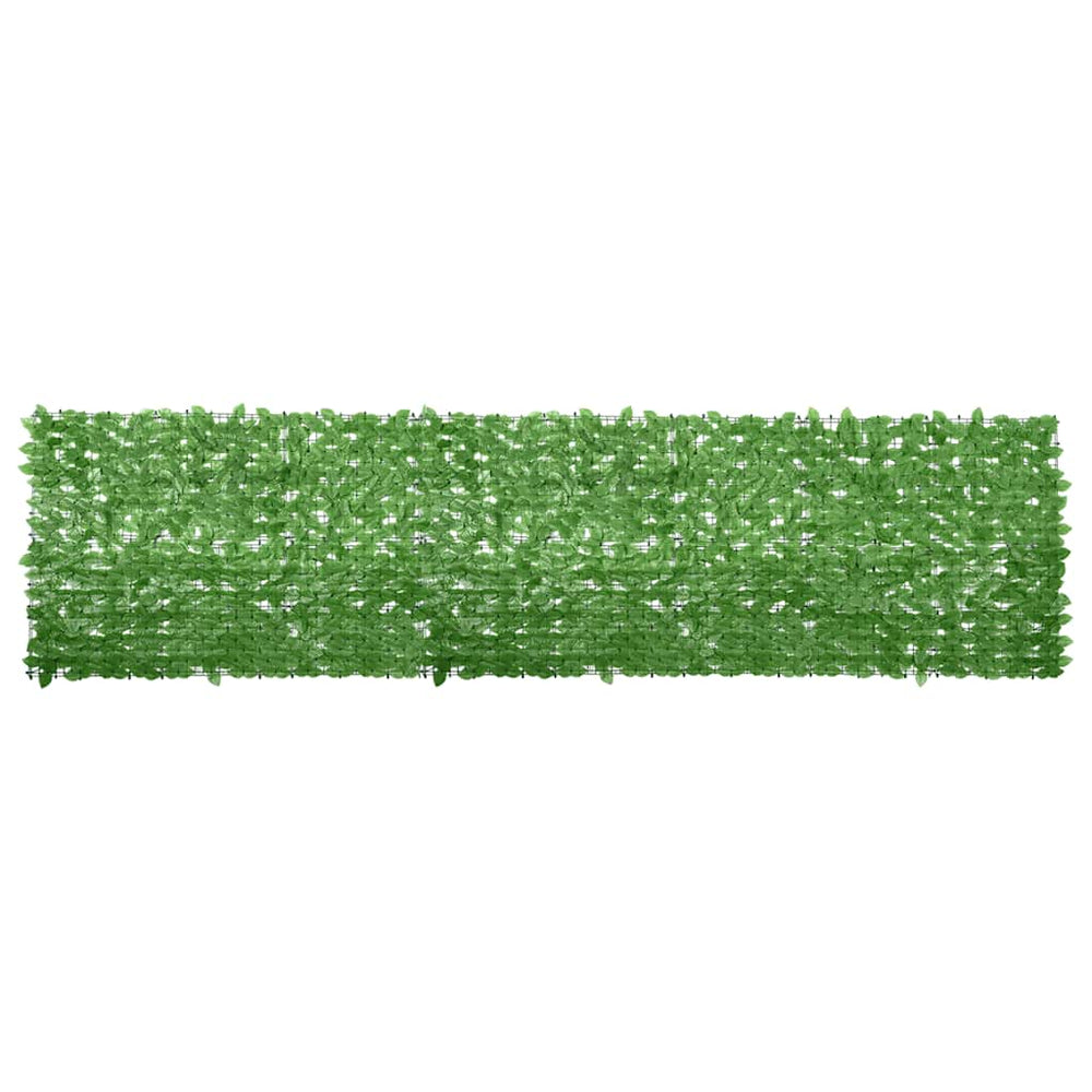 vidaXL Brise-vue de balcon à feuilles vertes 400x100 cm