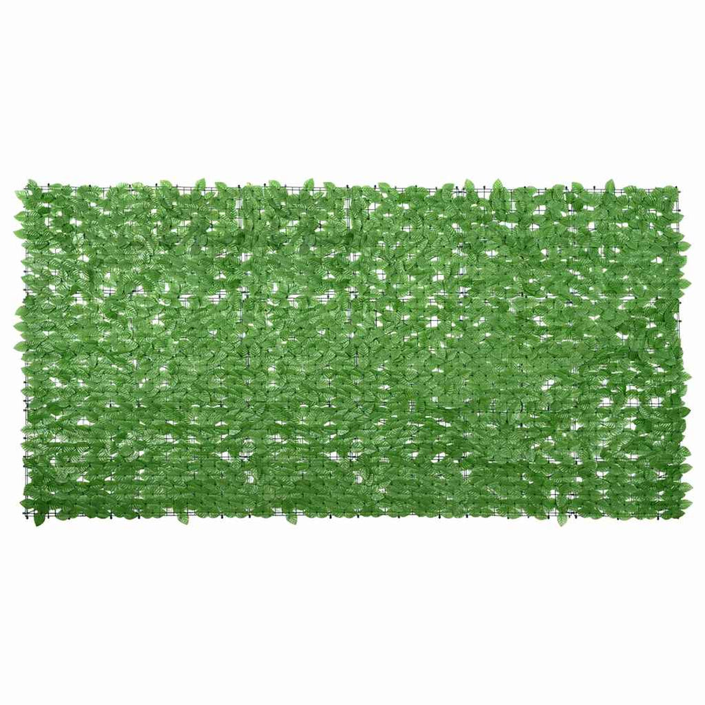 vidaXL Brise-vue de balcon à feuilles vertes 300x150 cm