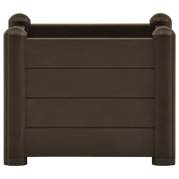 Garten-Hochbeet PP Mokka 43x43x35 cm