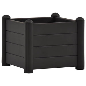 Garten-Hochbeet PP Anthrazit 43x43x35 cm