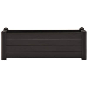 Garten-Hochbeet PP Anthrazit 100x43x35 cm
